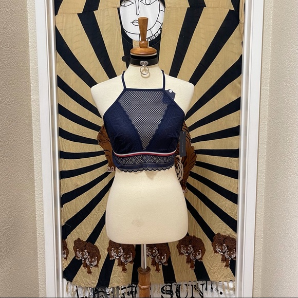 🌈 SOLD Stunning Mesh halter bra top - Picture 2 of 11